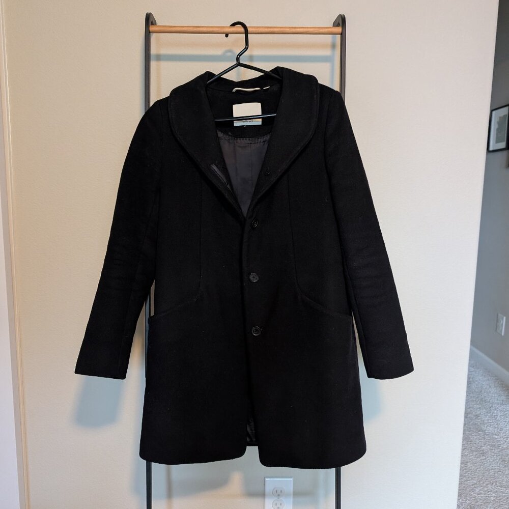 Aritzia Wlifred The Cocoon Coat Black Size XS